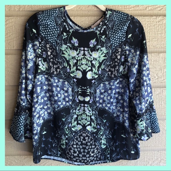 mixed print blouse by philosophy - Picture 1 of 5